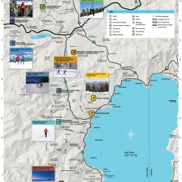 Detailed North Lake Tahoe nordic ski map