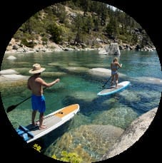 Discover stand up paddle - see the lake from a different perspective