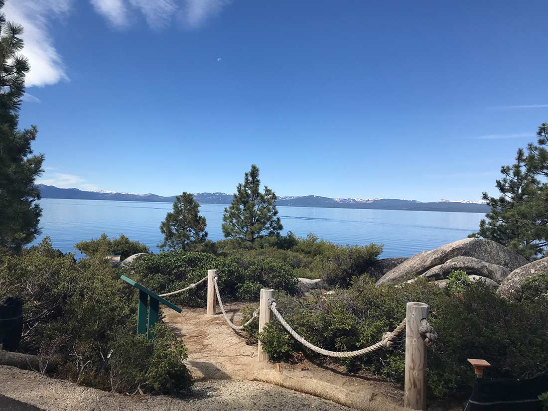 Tahoe East Shore Trail pathway