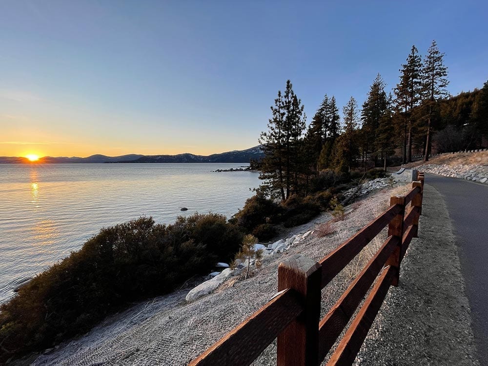 Tahoe Trail sunset