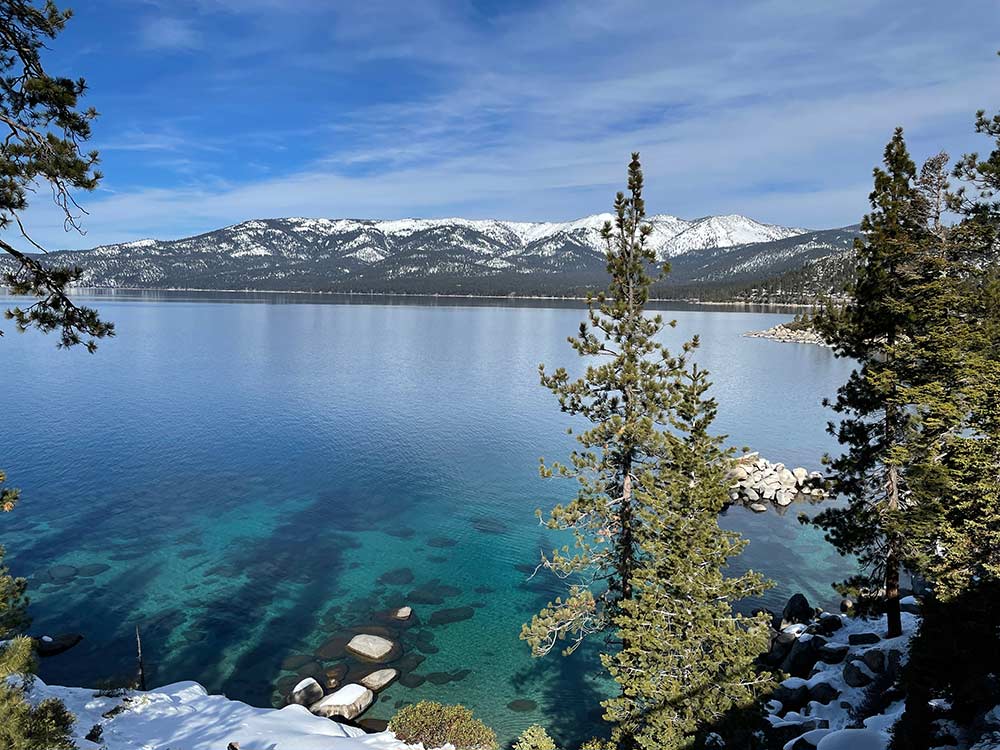 Tahoe Trail winter view